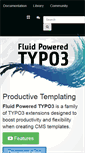 Mobile Screenshot of fluidtypo3.org
